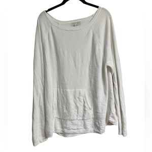 Barefoot dreams raglan cozy chic lite pullover shirt